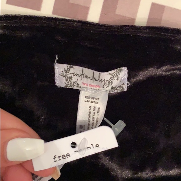 NWT Free People Keyhole Velvet Dress - Picture 6 of 7